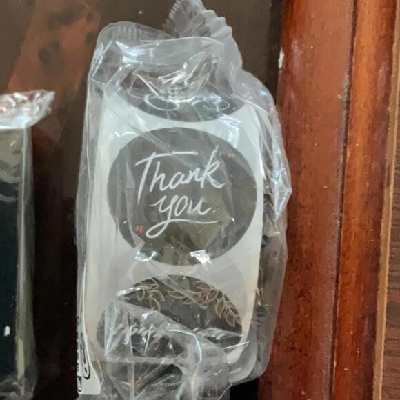 550 Thank you business cards and stickers - Picture 3 of 4